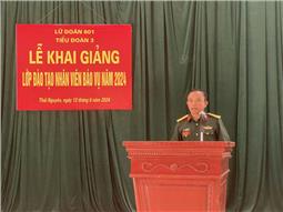 Lữ đoàn Thông tin 601 khai giảng lớp đào tạo nhân viên báo vụ năm 2024